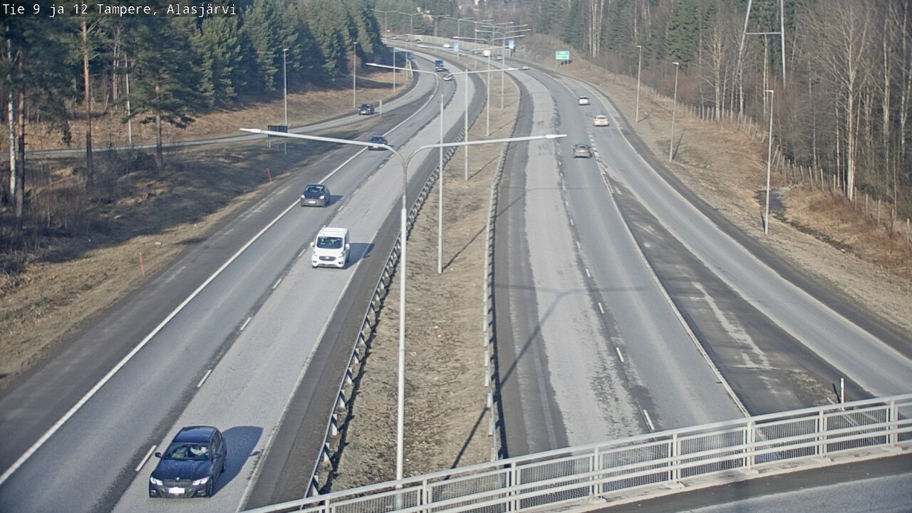 Weather Camera Image Road 12 Tampere, Alasjärvi, Tampere, Pirkanmaa