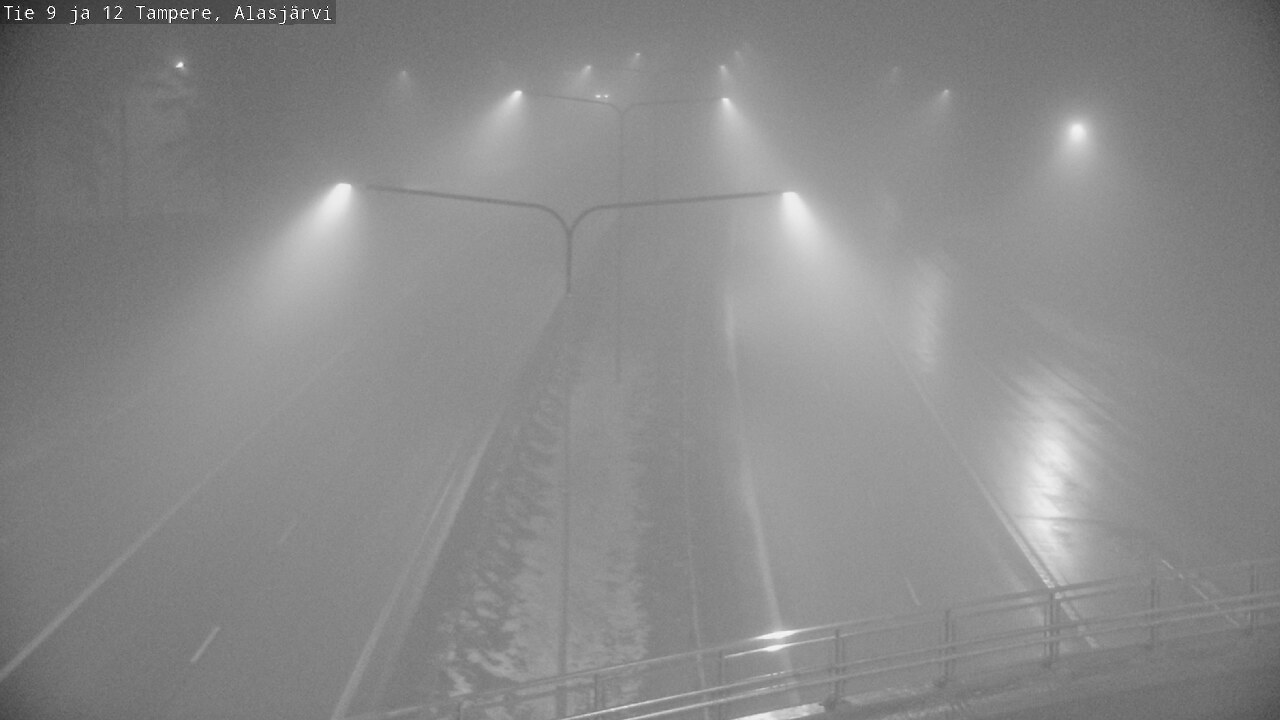 Weather Camera Image Väg 12 Tammerfors, Alasjärvi, Tampere, Pirkanmaa