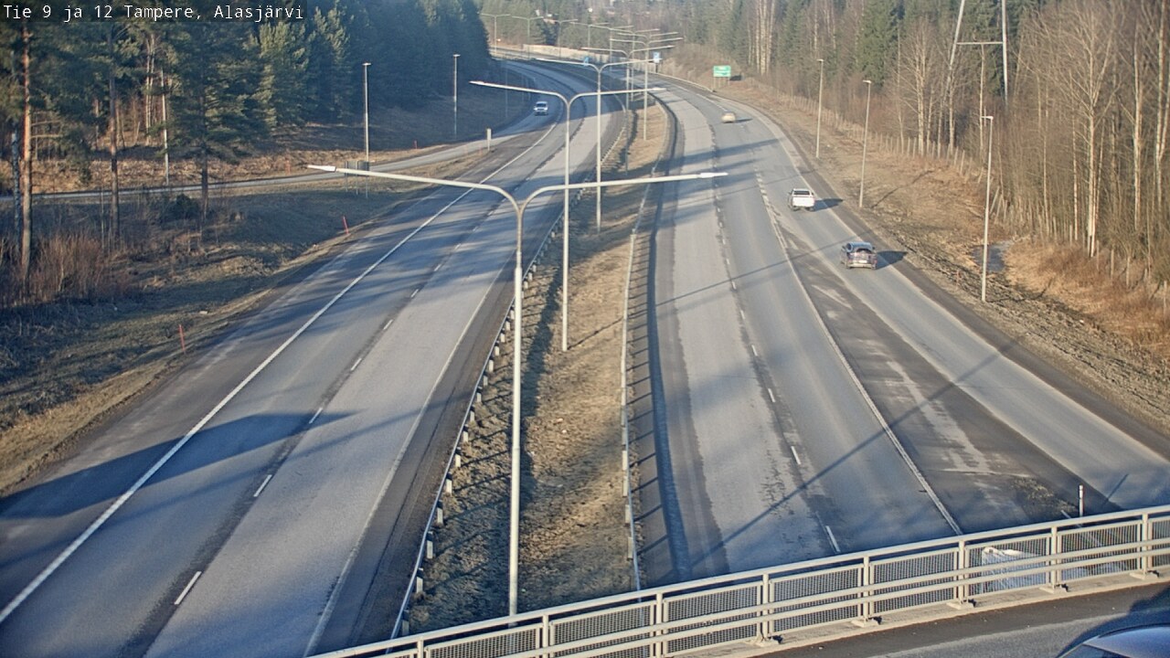 Weather Camera Image Road 12 Tampere, Alasjärvi, Tampere, Pirkanmaa