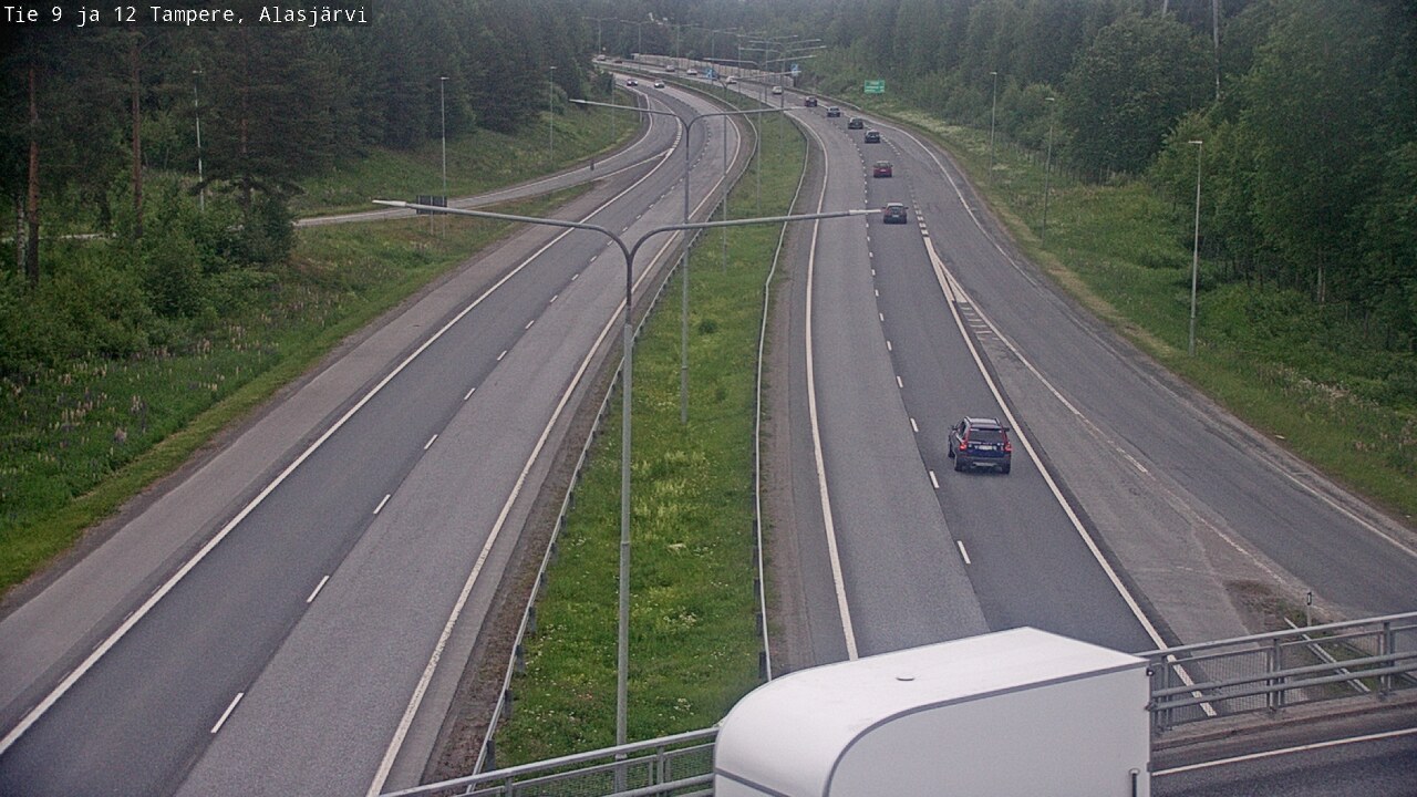 Weather Camera Image Väg 12 Tammerfors, Alasjärvi, Tampere, Pirkanmaa
