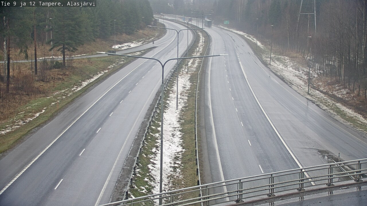 Weather Camera Image Road 12 Tampere, Alasjärvi, Tampere, Pirkanmaa