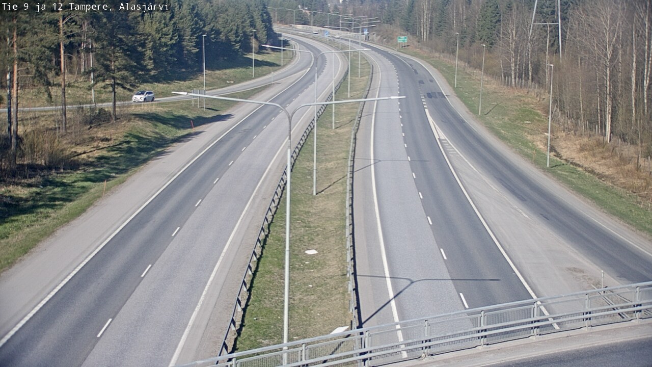 Kelikamerat Kuva Tie 12 Tampere, Alasjärvi, Tampere, Pirkanmaa