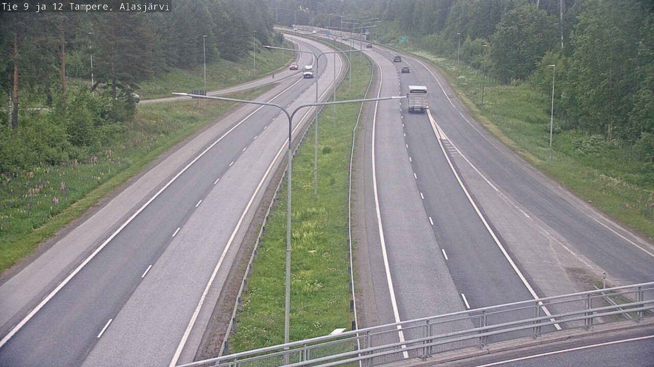 Weather Camera Image Väg 12 Tammerfors, Alasjärvi, Tampere, Pirkanmaa