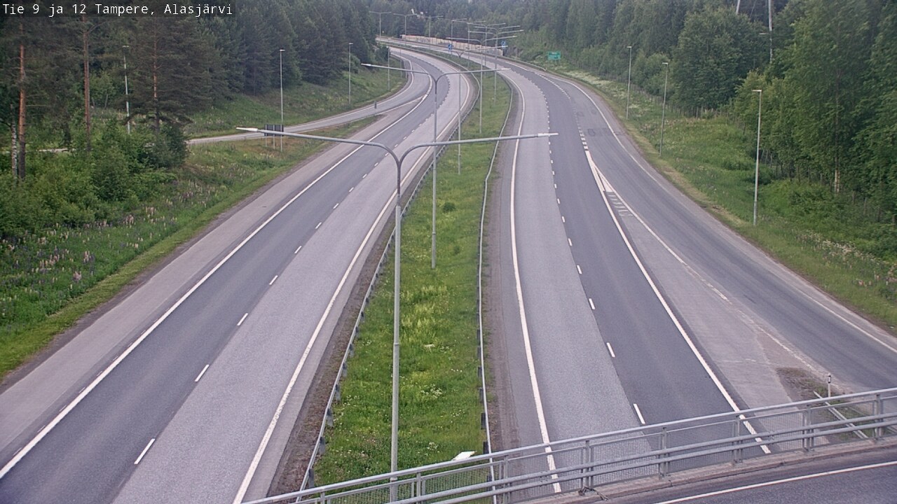 Kelikamerat Kuva Tie 12 Tampere, Alasjärvi, Tampere, Pirkanmaa