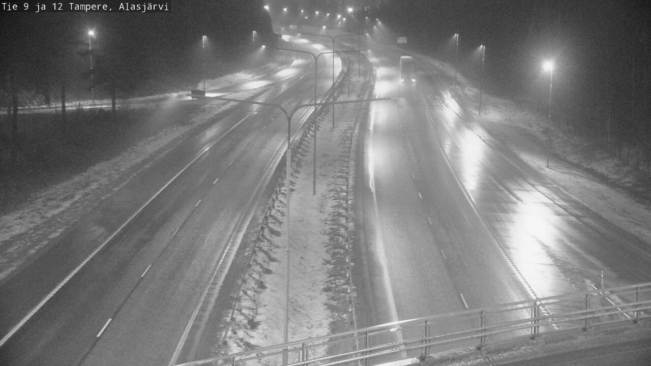 Weather Camera Image Väg 12 Tammerfors, Alasjärvi, Tampere, Pirkanmaa