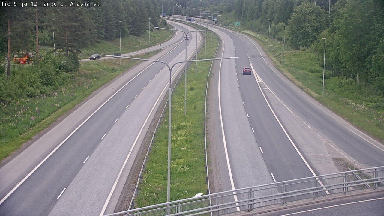 Weather Camera Image Väg 12 Tammerfors, Alasjärvi, Tampere, Pirkanmaa