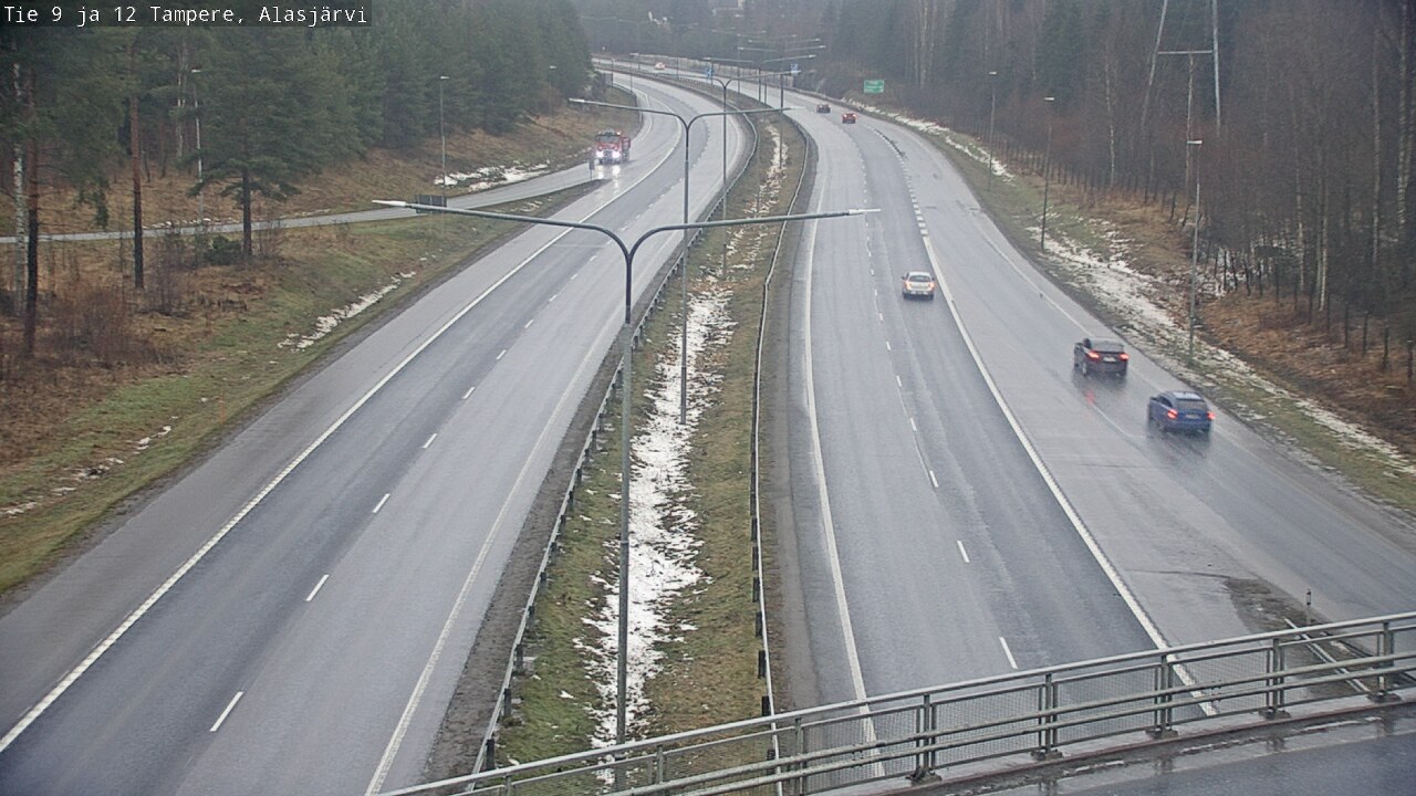 Weather Camera Image Road 12 Tampere, Alasjärvi, Tampere, Pirkanmaa