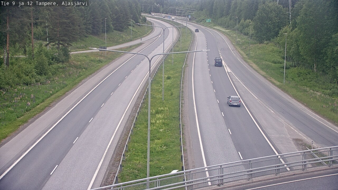 Weather Camera Image Väg 12 Tammerfors, Alasjärvi, Tampere, Pirkanmaa