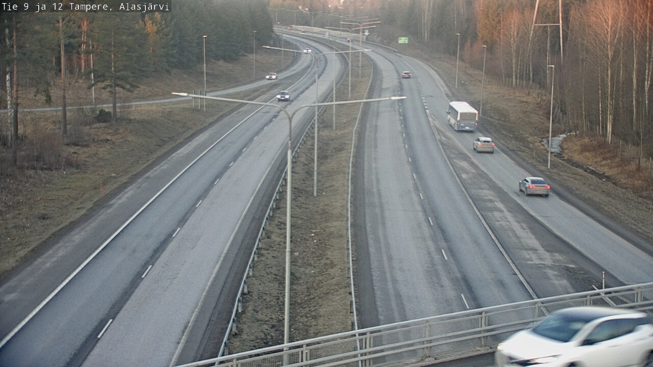 Weather Camera Image Road 12 Tampere, Alasjärvi, Tampere, Pirkanmaa