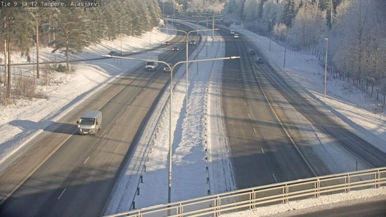 Weather Camera Image Väg 12 Tammerfors, Alasjärvi, Tampere, Pirkanmaa