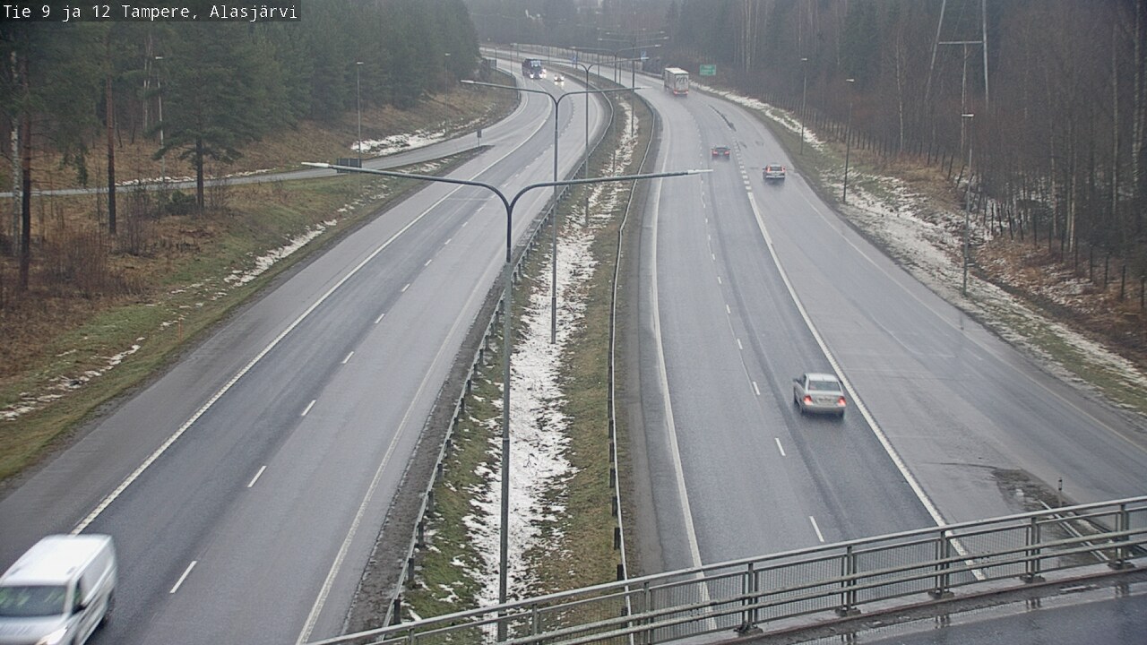 Weather Camera Image Road 12 Tampere, Alasjärvi, Tampere, Pirkanmaa