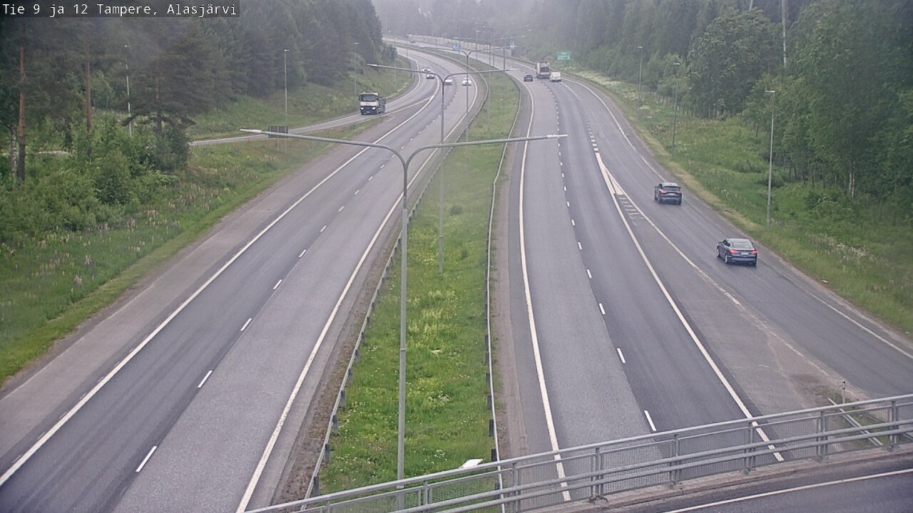 Weather Camera Image Väg 12 Tammerfors, Alasjärvi, Tampere, Pirkanmaa