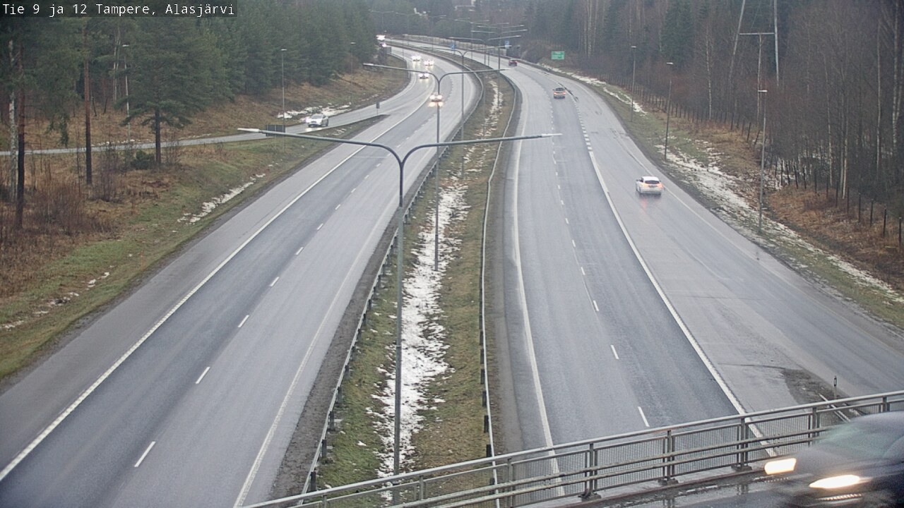 Weather Camera Image Road 12 Tampere, Alasjärvi, Tampere, Pirkanmaa