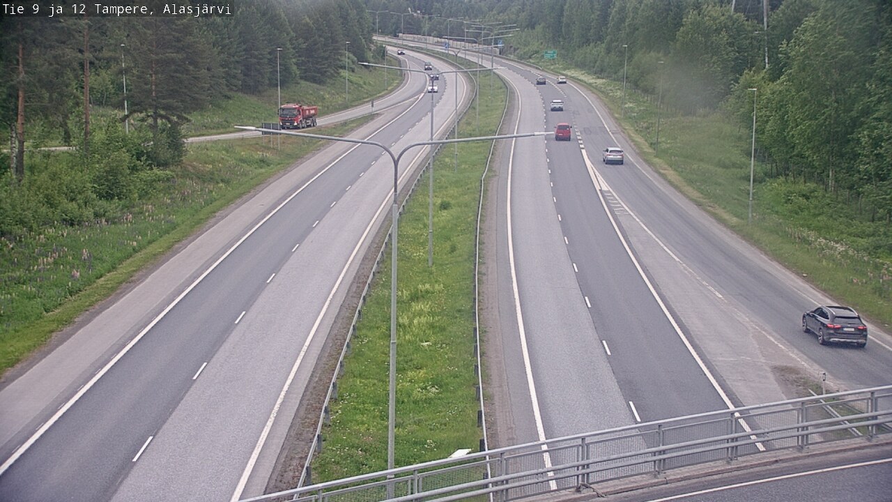 Weather Camera Image Väg 12 Tammerfors, Alasjärvi, Tampere, Pirkanmaa