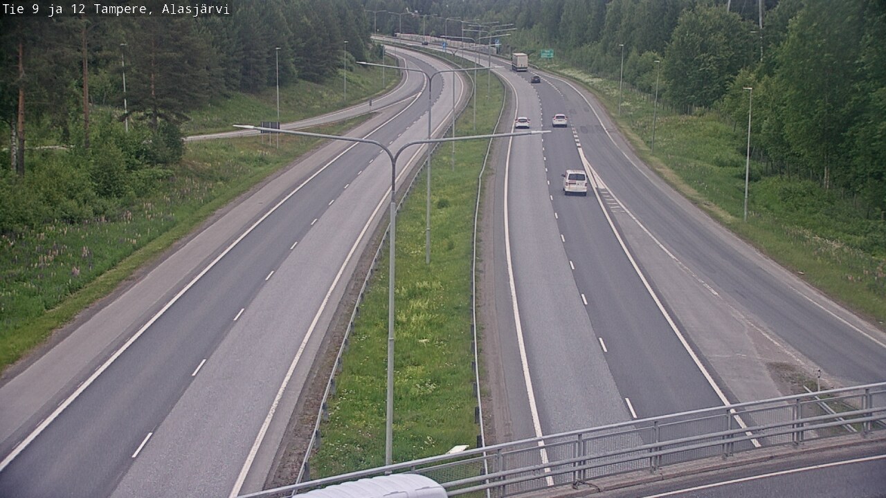 Weather Camera Image Väg 12 Tammerfors, Alasjärvi, Tampere, Pirkanmaa