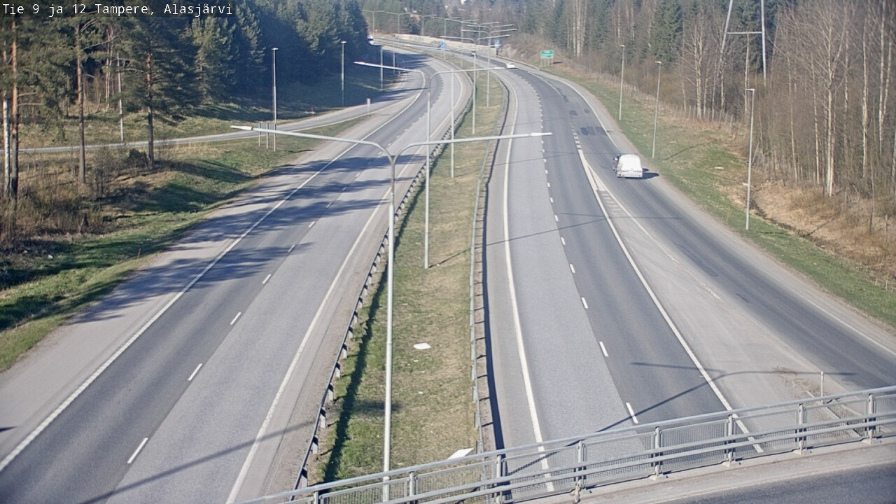 Kelikamerat Kuva Tie 12 Tampere, Alasjärvi, Tampere, Pirkanmaa