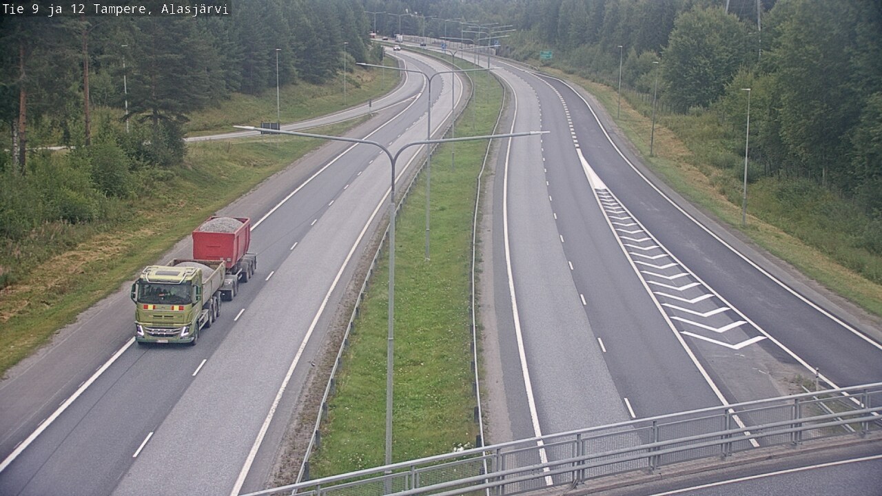 Weather Camera Image Road 12 Tampere, Alasjärvi, Tampere, Pirkanmaa