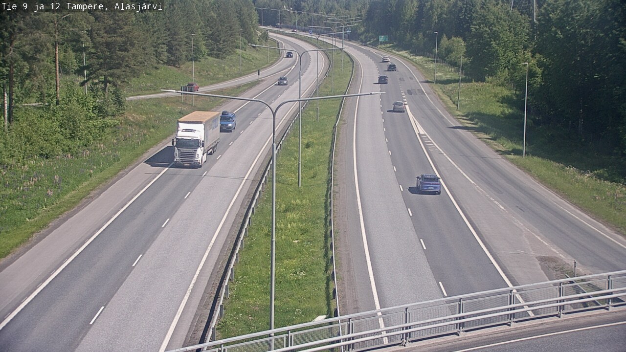 Kelikamerat Kuva Tie 12 Tampere, Alasjärvi, Tampere, Pirkanmaa