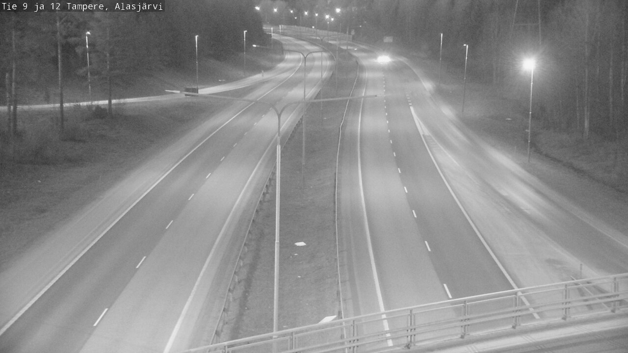 Weather Camera Image Väg 12 Tammerfors, Alasjärvi, Tampere, Pirkanmaa