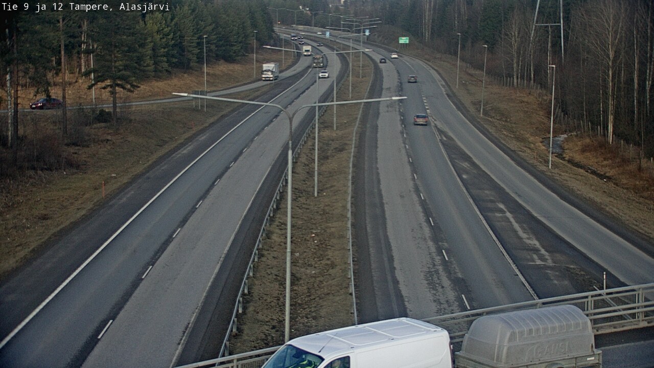 Weather Camera Image Road 12 Tampere, Alasjärvi, Tampere, Pirkanmaa