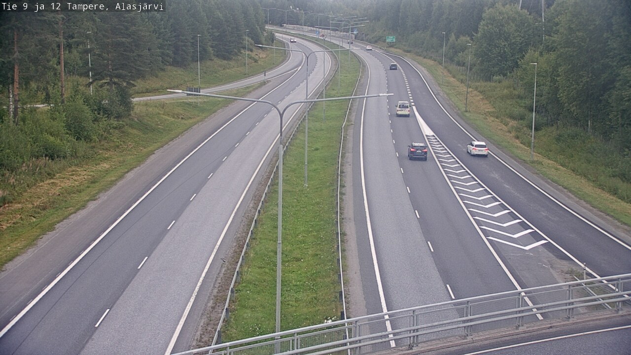 Weather Camera Image Road 12 Tampere, Alasjärvi, Tampere, Pirkanmaa