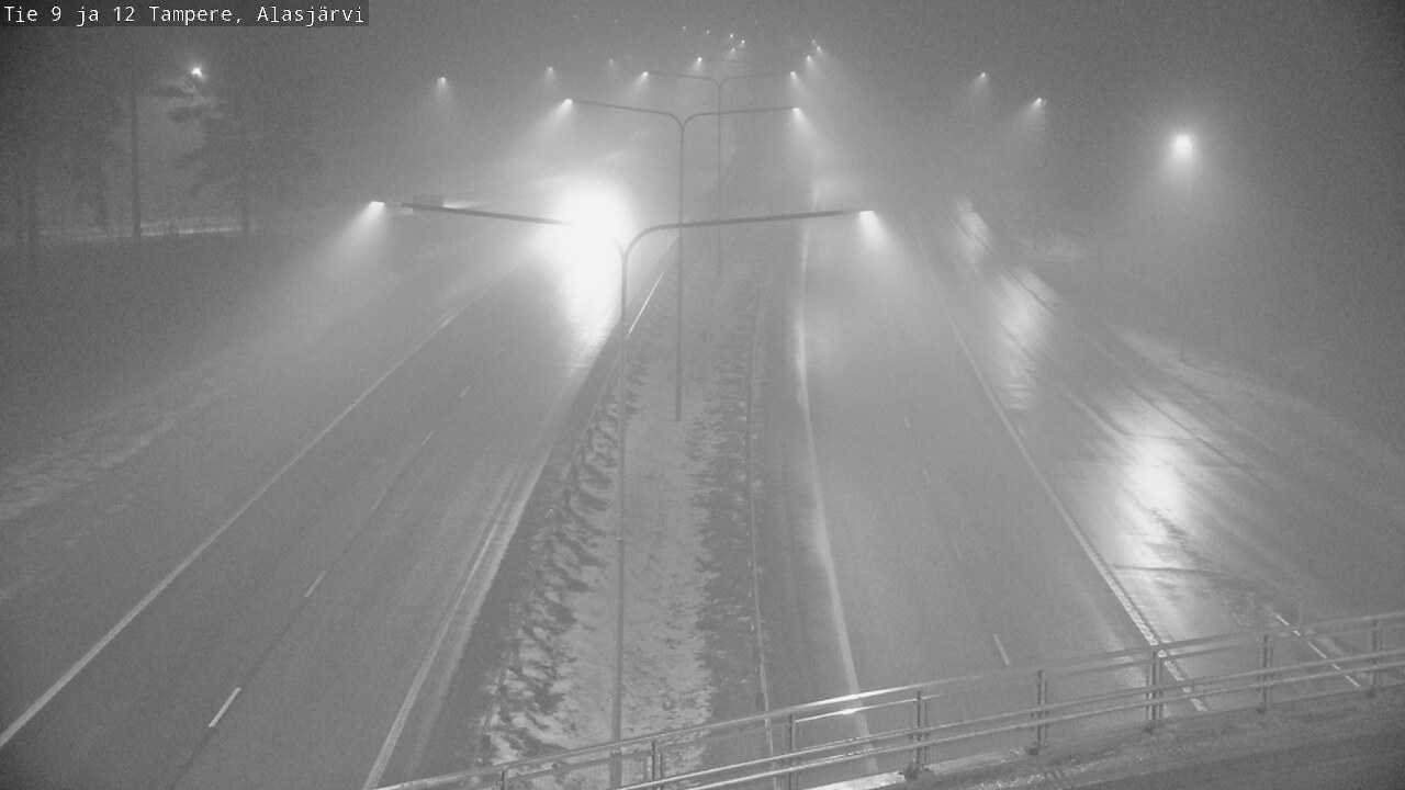 Weather Camera Image Väg 12 Tammerfors, Alasjärvi, Tampere, Pirkanmaa