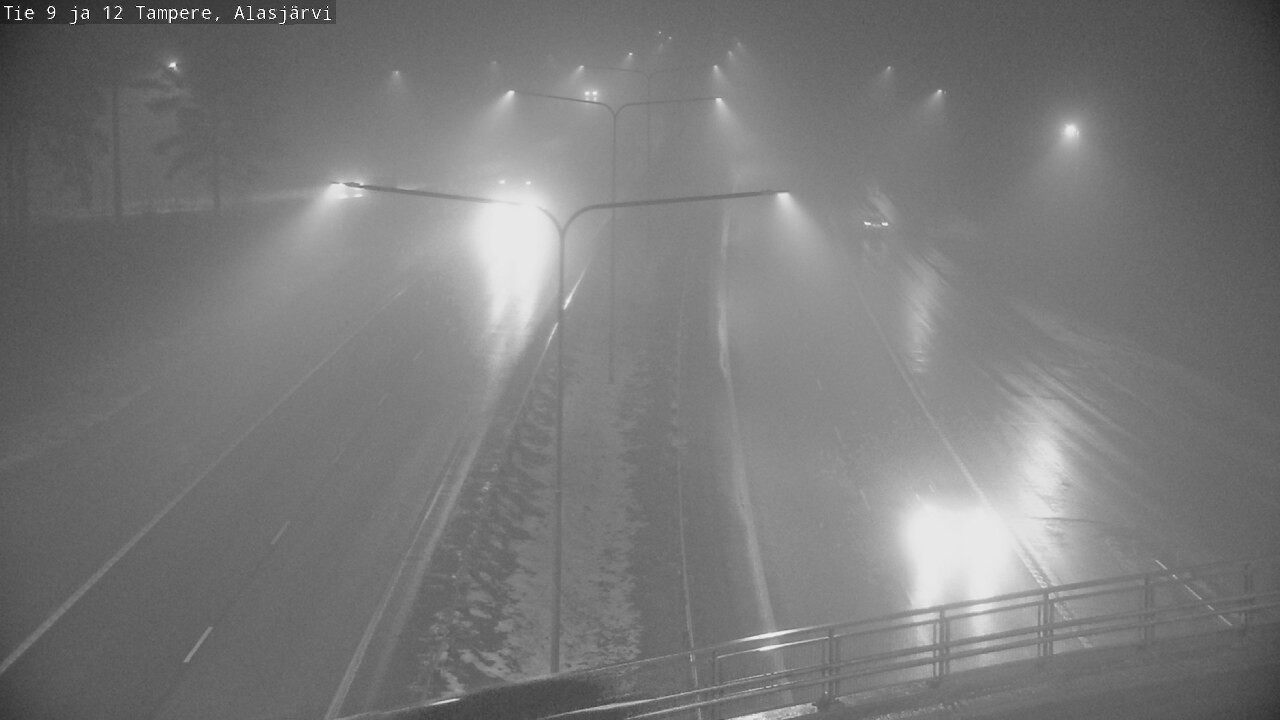 Weather Camera Image Väg 12 Tammerfors, Alasjärvi, Tampere, Pirkanmaa