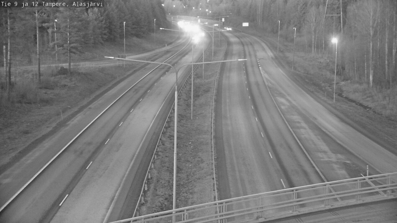 Weather Camera Image Road 12 Tampere, Alasjärvi, Tampere, Pirkanmaa