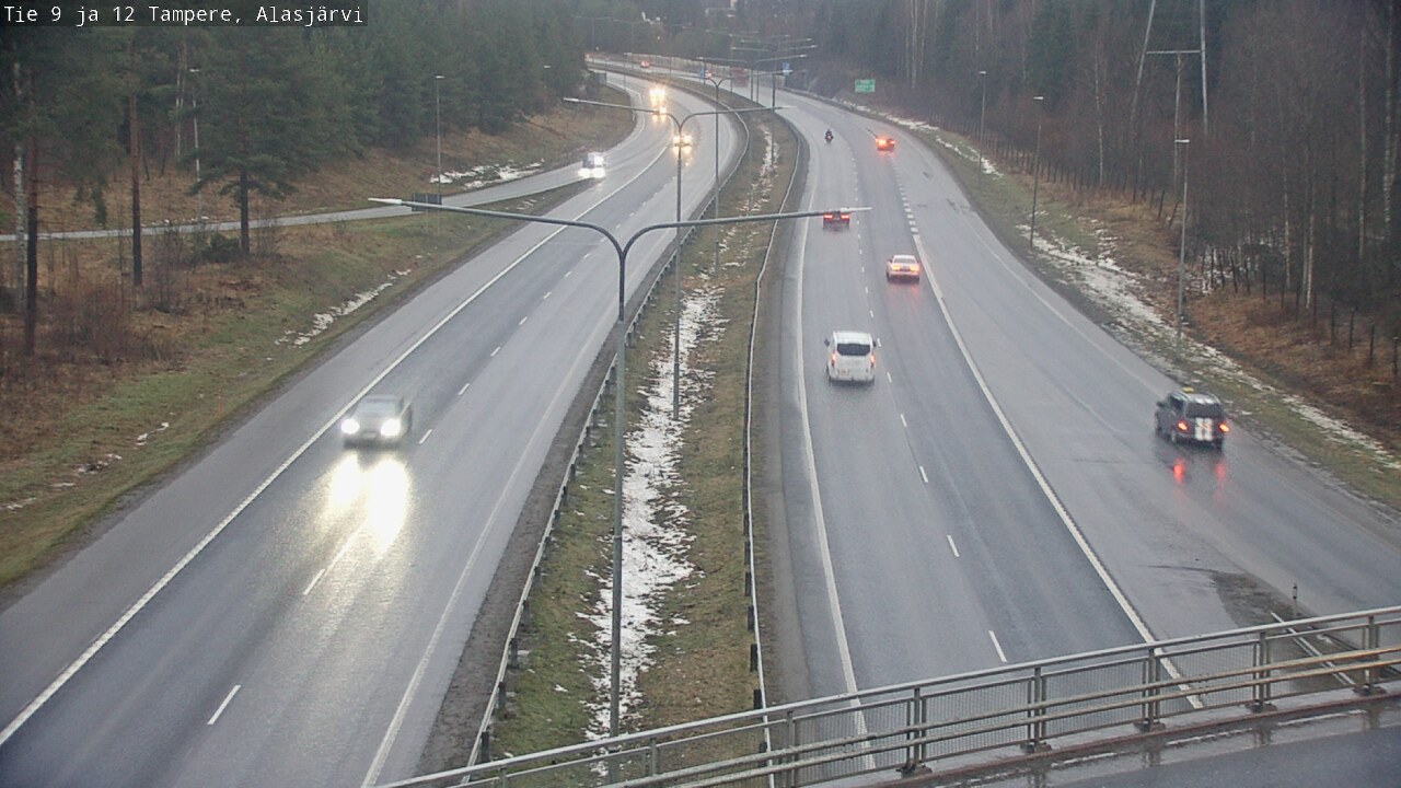 Weather Camera Image Road 12 Tampere, Alasjärvi, Tampere, Pirkanmaa