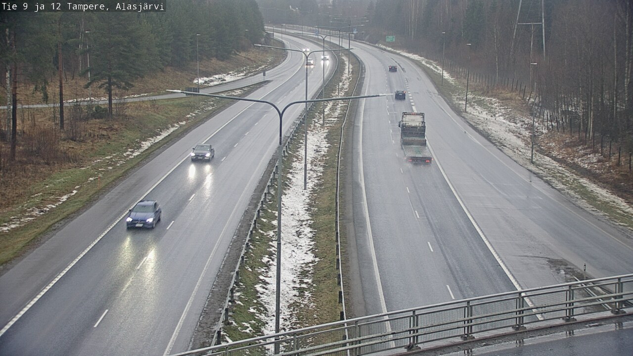 Weather Camera Image Road 12 Tampere, Alasjärvi, Tampere, Pirkanmaa