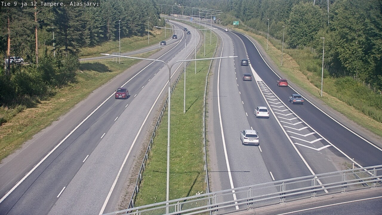 Kelikamerat Kuva Tie 12 Tampere, Alasjärvi, Tampere, Pirkanmaa