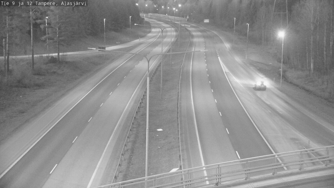 Weather Camera Image Väg 12 Tammerfors, Alasjärvi, Tampere, Pirkanmaa