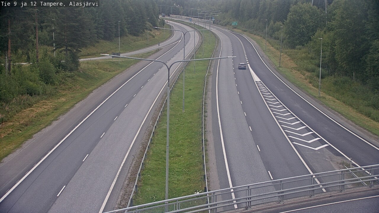 Weather Camera Image Road 12 Tampere, Alasjärvi, Tampere, Pirkanmaa