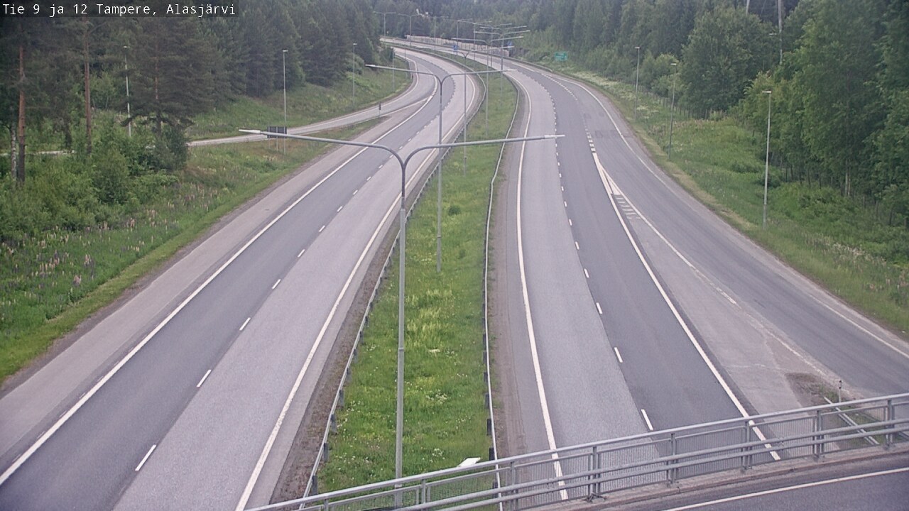 Kelikamerat Kuva Tie 12 Tampere, Alasjärvi, Tampere, Pirkanmaa