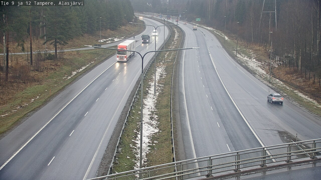 Weather Camera Image Road 12 Tampere, Alasjärvi, Tampere, Pirkanmaa
