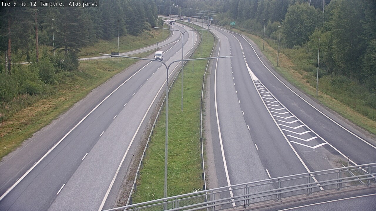 Weather Camera Image Road 12 Tampere, Alasjärvi, Tampere, Pirkanmaa