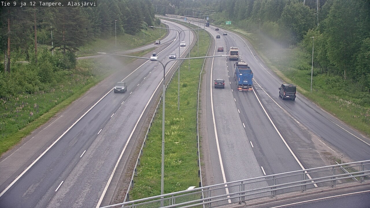 Weather Camera Image Väg 12 Tammerfors, Alasjärvi, Tampere, Pirkanmaa