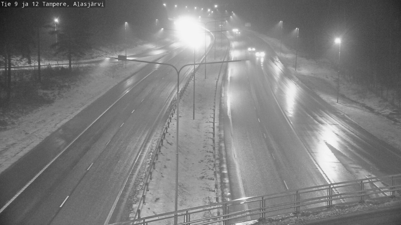 Weather Camera Image Väg 12 Tammerfors, Alasjärvi, Tampere, Pirkanmaa