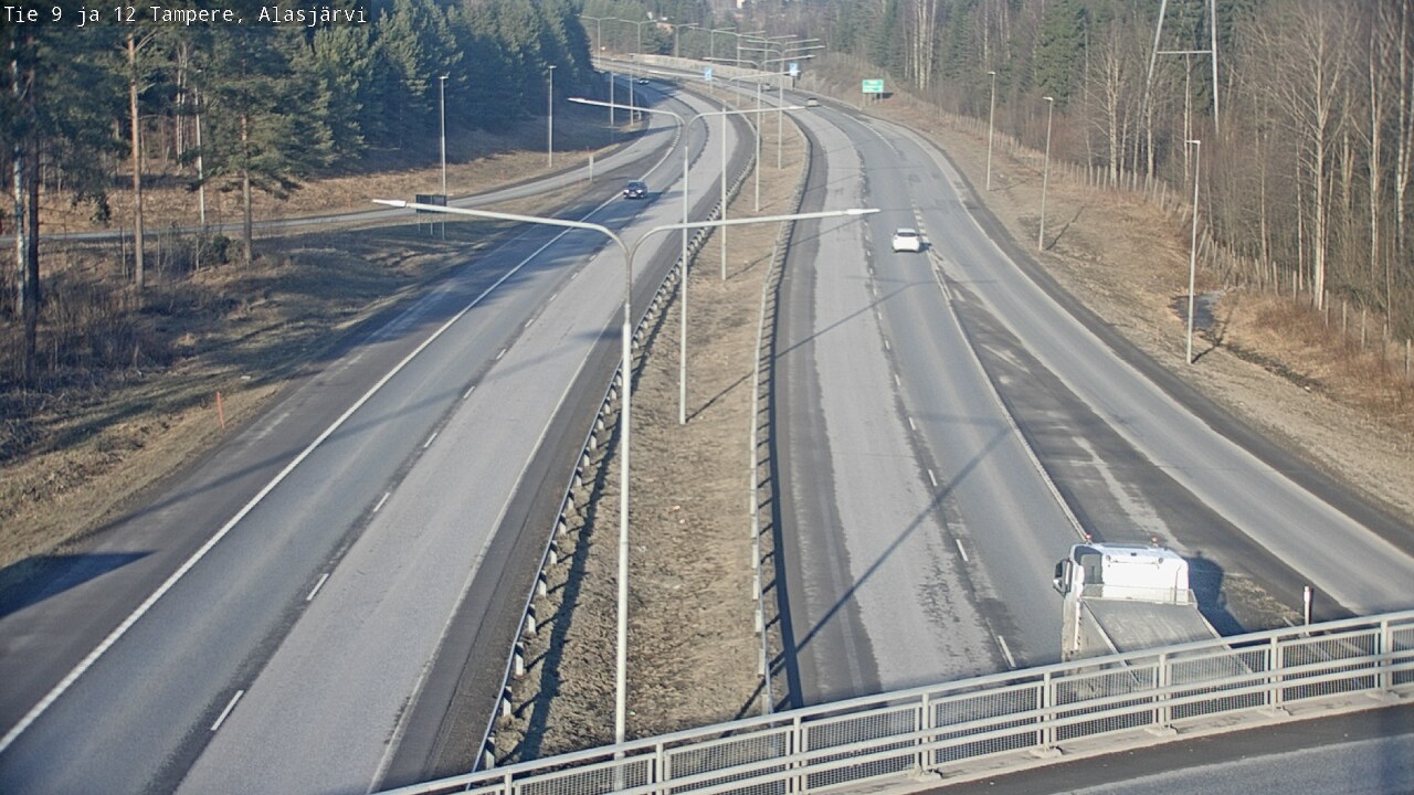 Weather Camera Image Road 12 Tampere, Alasjärvi, Tampere, Pirkanmaa