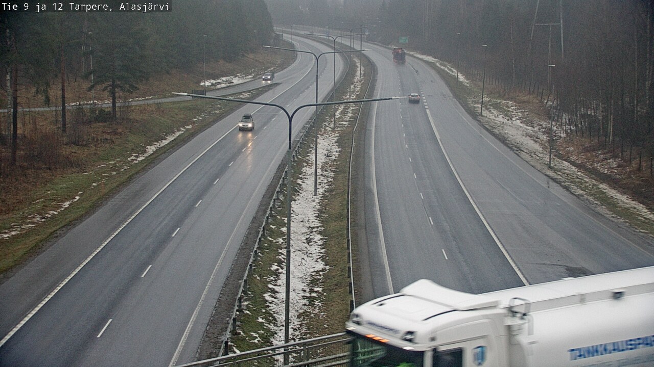 Weather Camera Image Road 12 Tampere, Alasjärvi, Tampere, Pirkanmaa