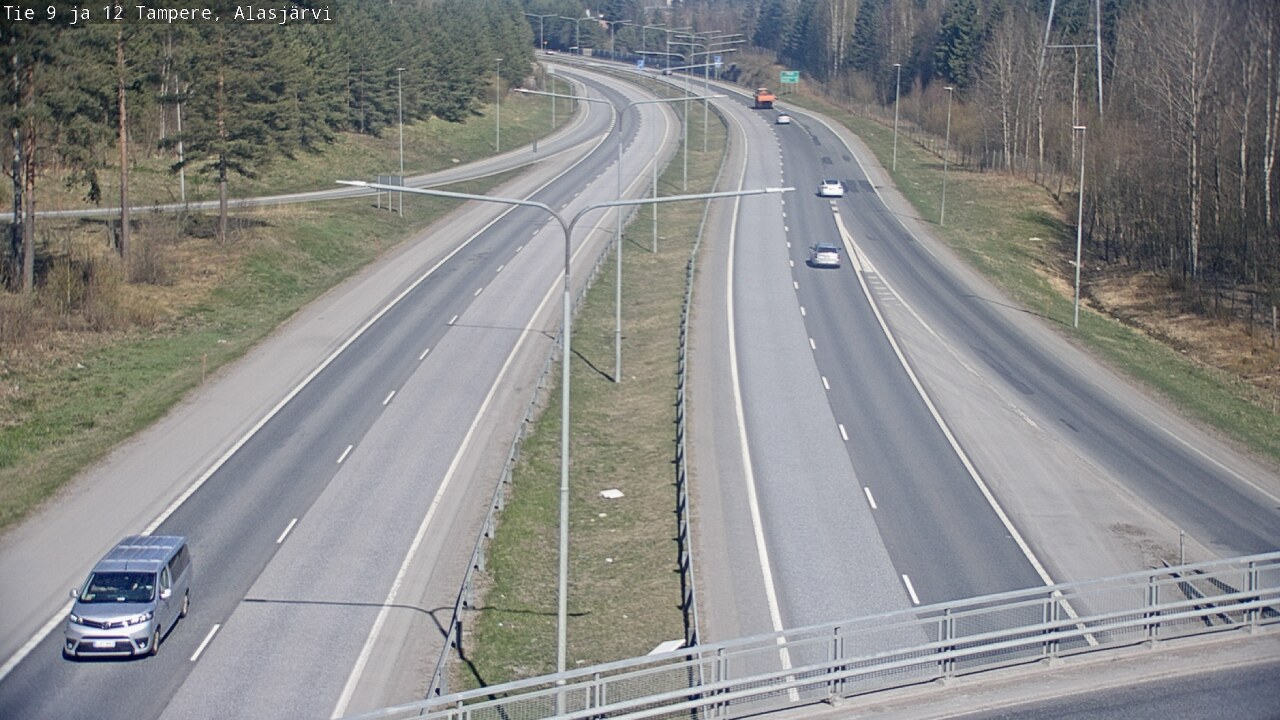 Kelikamerat Kuva Tie 12 Tampere, Alasjärvi, Tampere, Pirkanmaa