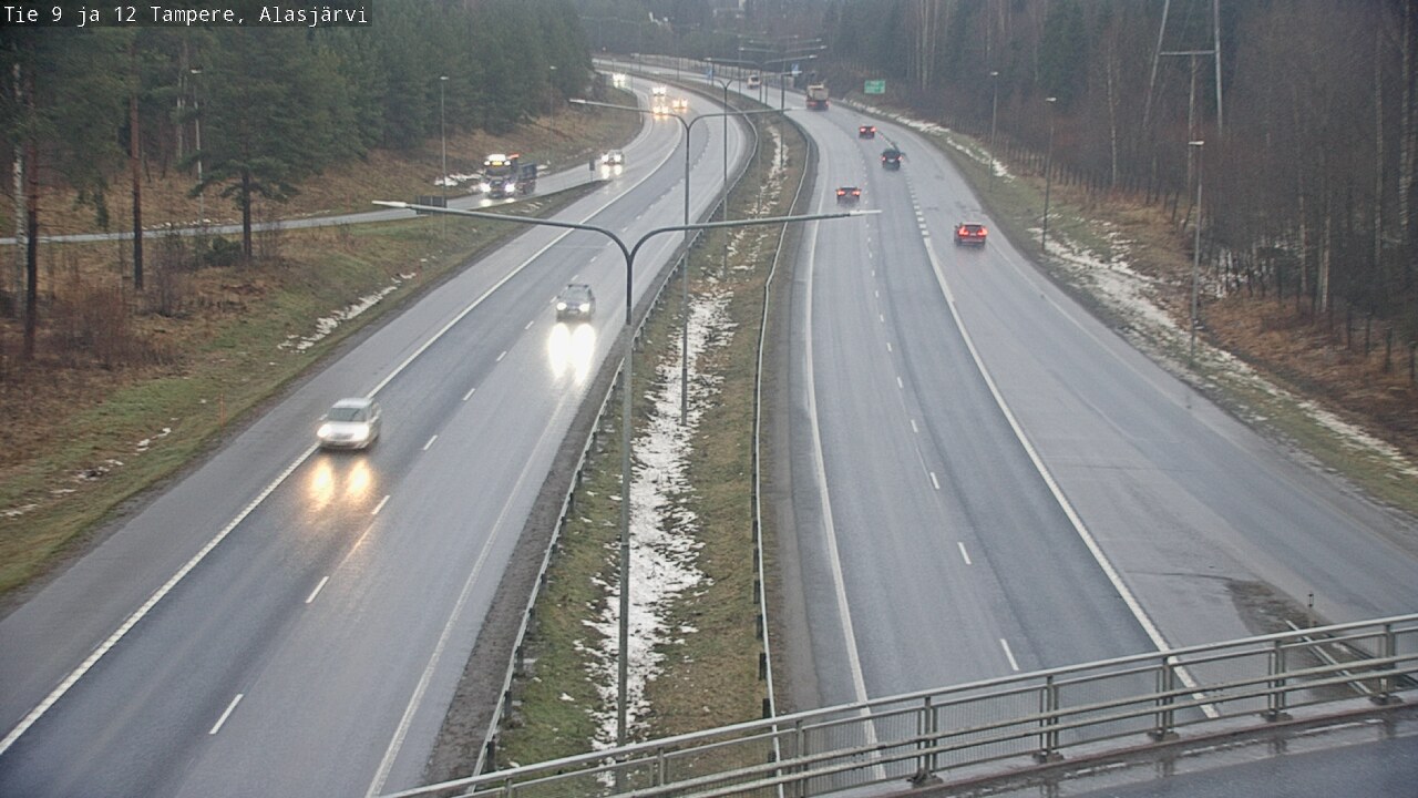 Weather Camera Image Road 12 Tampere, Alasjärvi, Tampere, Pirkanmaa