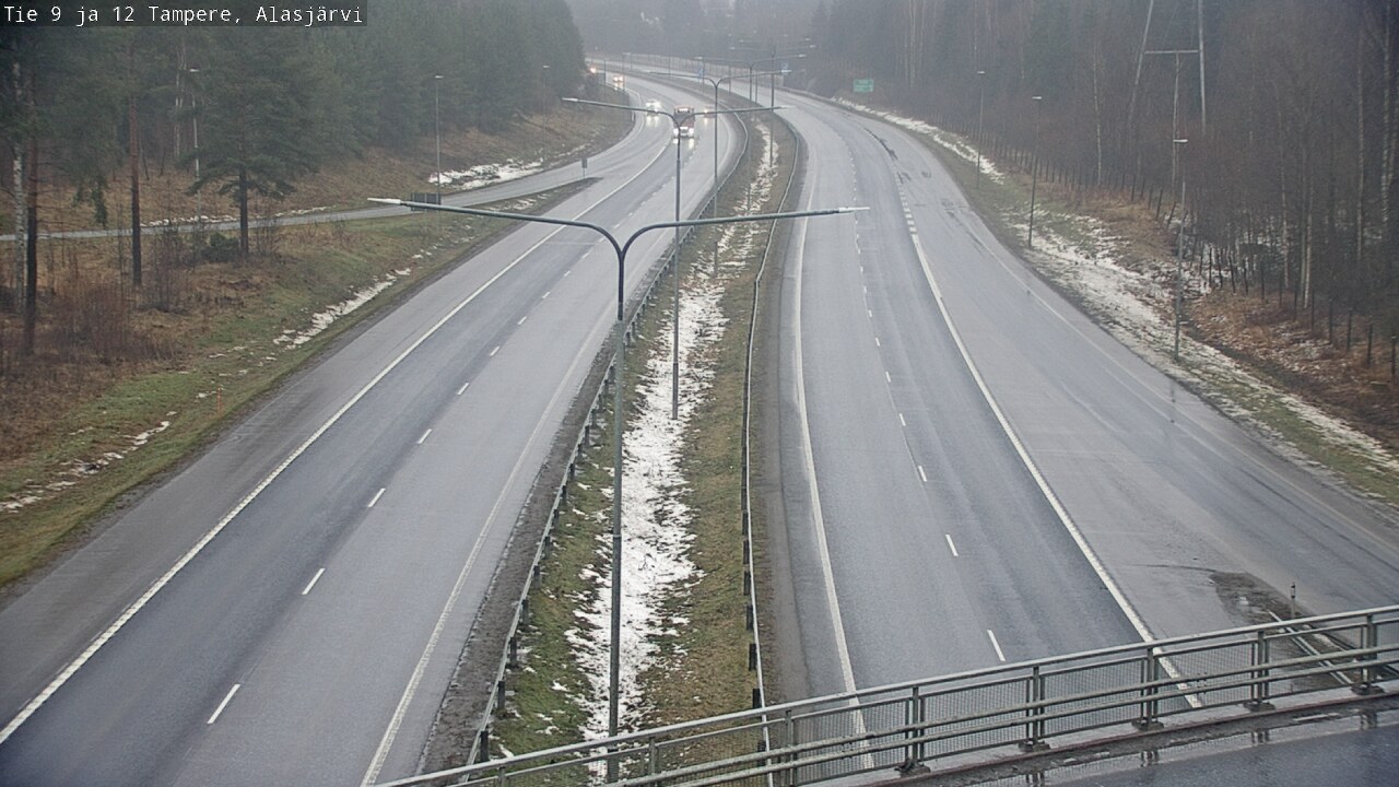 Weather Camera Image Road 12 Tampere, Alasjärvi, Tampere, Pirkanmaa