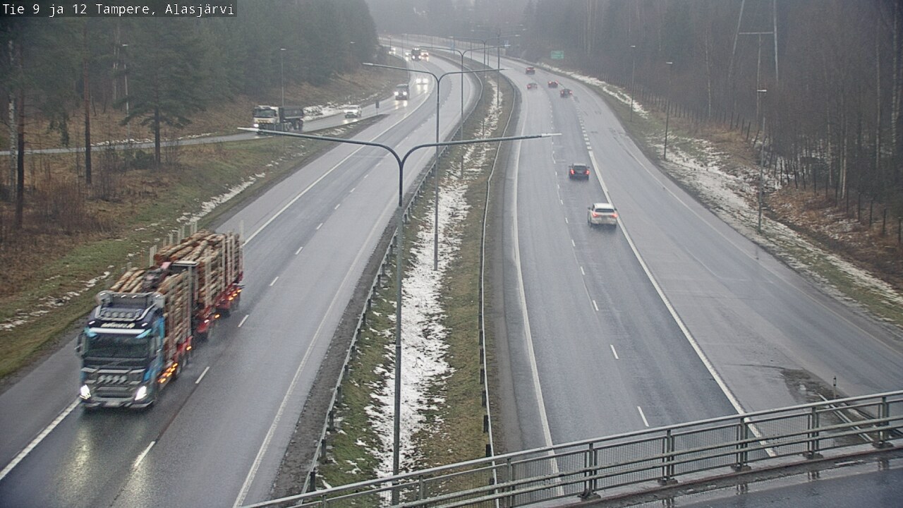 Weather Camera Image Road 12 Tampere, Alasjärvi, Tampere, Pirkanmaa