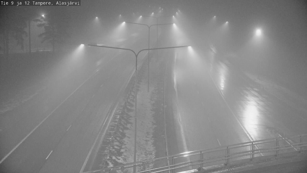Weather Camera Image Väg 12 Tammerfors, Alasjärvi, Tampere, Pirkanmaa