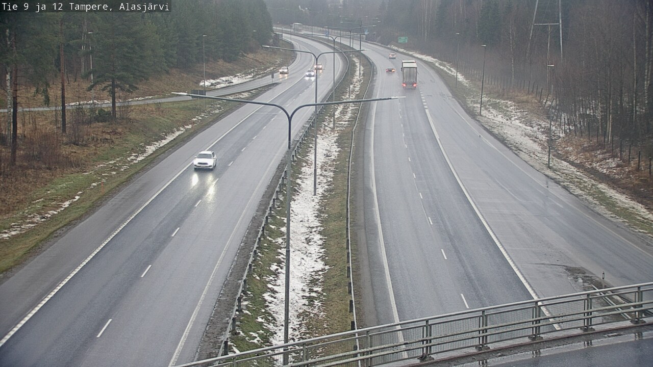 Weather Camera Image Road 12 Tampere, Alasjärvi, Tampere, Pirkanmaa