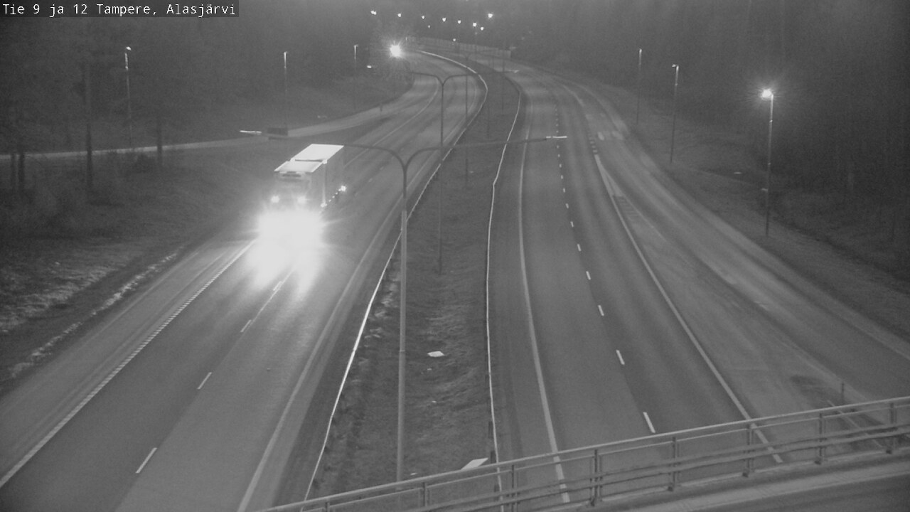 Weather Camera Image Road 12 Tampere, Alasjärvi, Tampere, Pirkanmaa