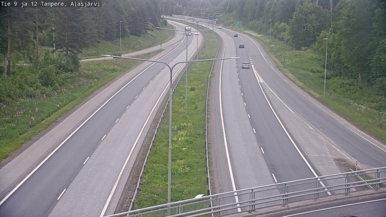 Weather Camera Image Väg 12 Tammerfors, Alasjärvi, Tampere, Pirkanmaa