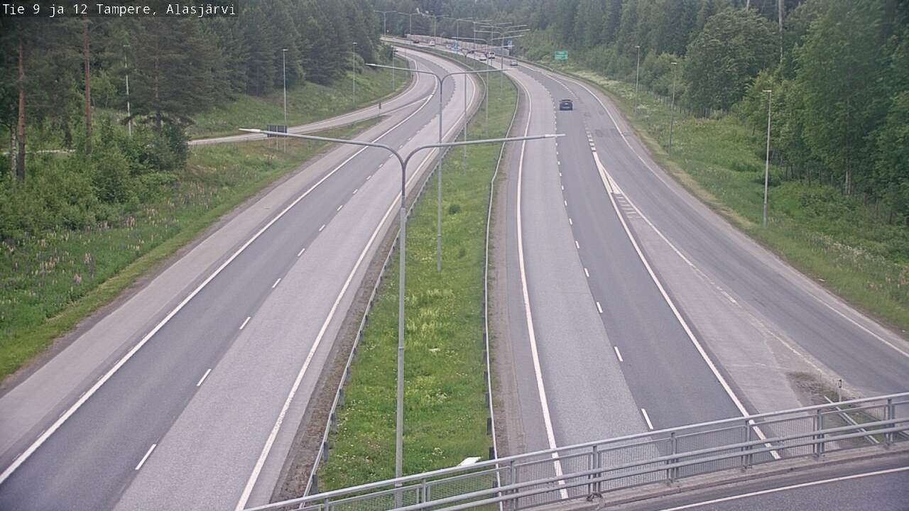 Weather Camera Image Väg 12 Tammerfors, Alasjärvi, Tampere, Pirkanmaa
