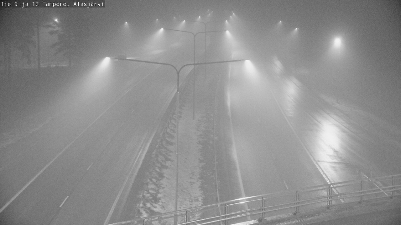 Weather Camera Image Väg 12 Tammerfors, Alasjärvi, Tampere, Pirkanmaa
